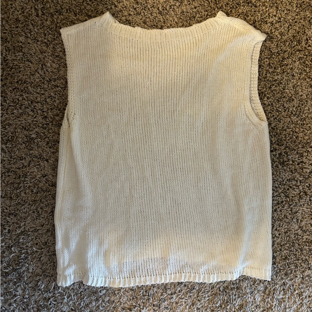 Coastal White Tank Top